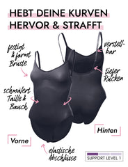 Skin Wrap Seamless Shapewear Body ohne Bügel