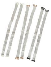 Skin Wrap Accessories Clear Bra Straps with Nickel-Free Metal Hooks – Transparente BH-Träger