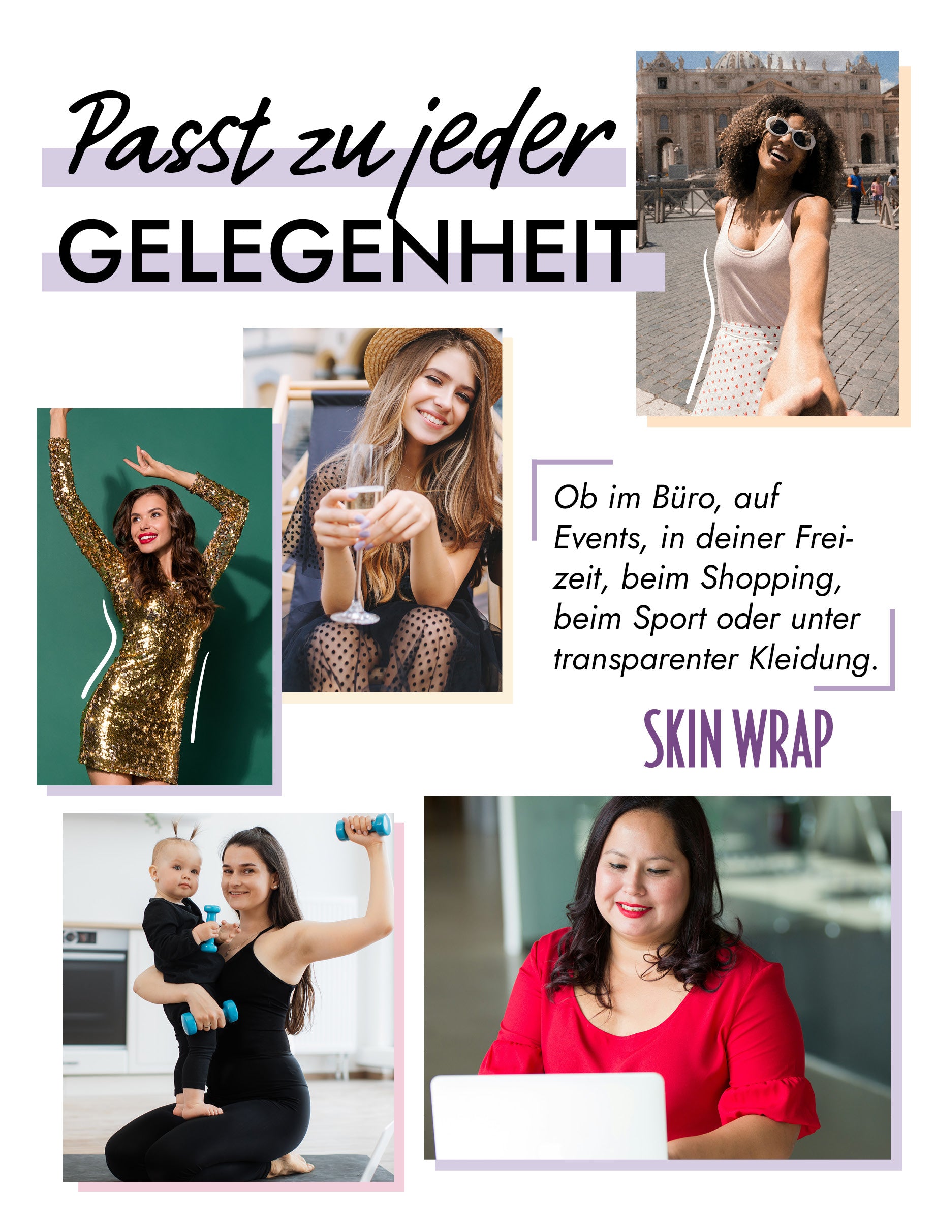 Skin Wrap Seamless Shapewear Body ohne Bügel