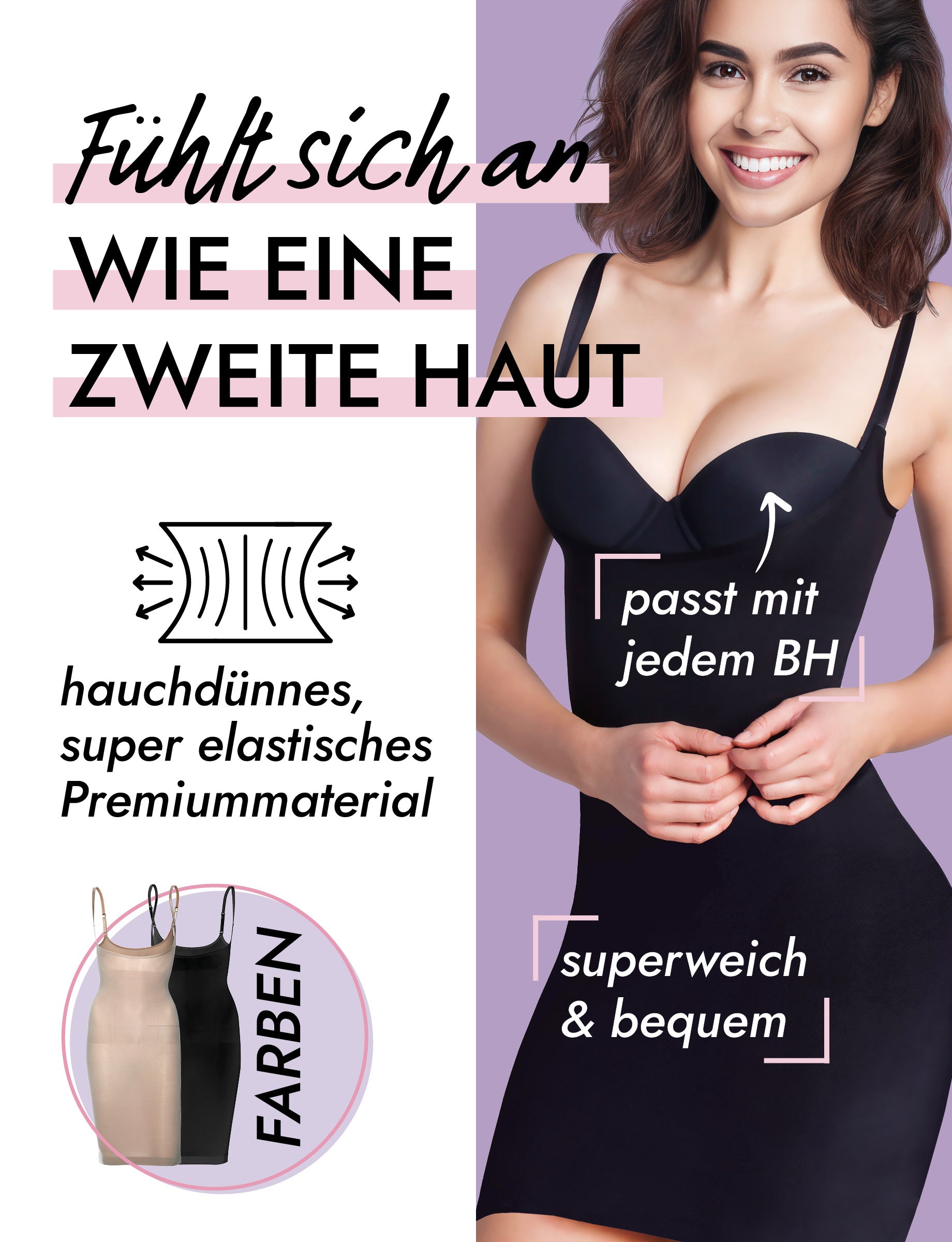 Seamless Shapewear Torsettekleid