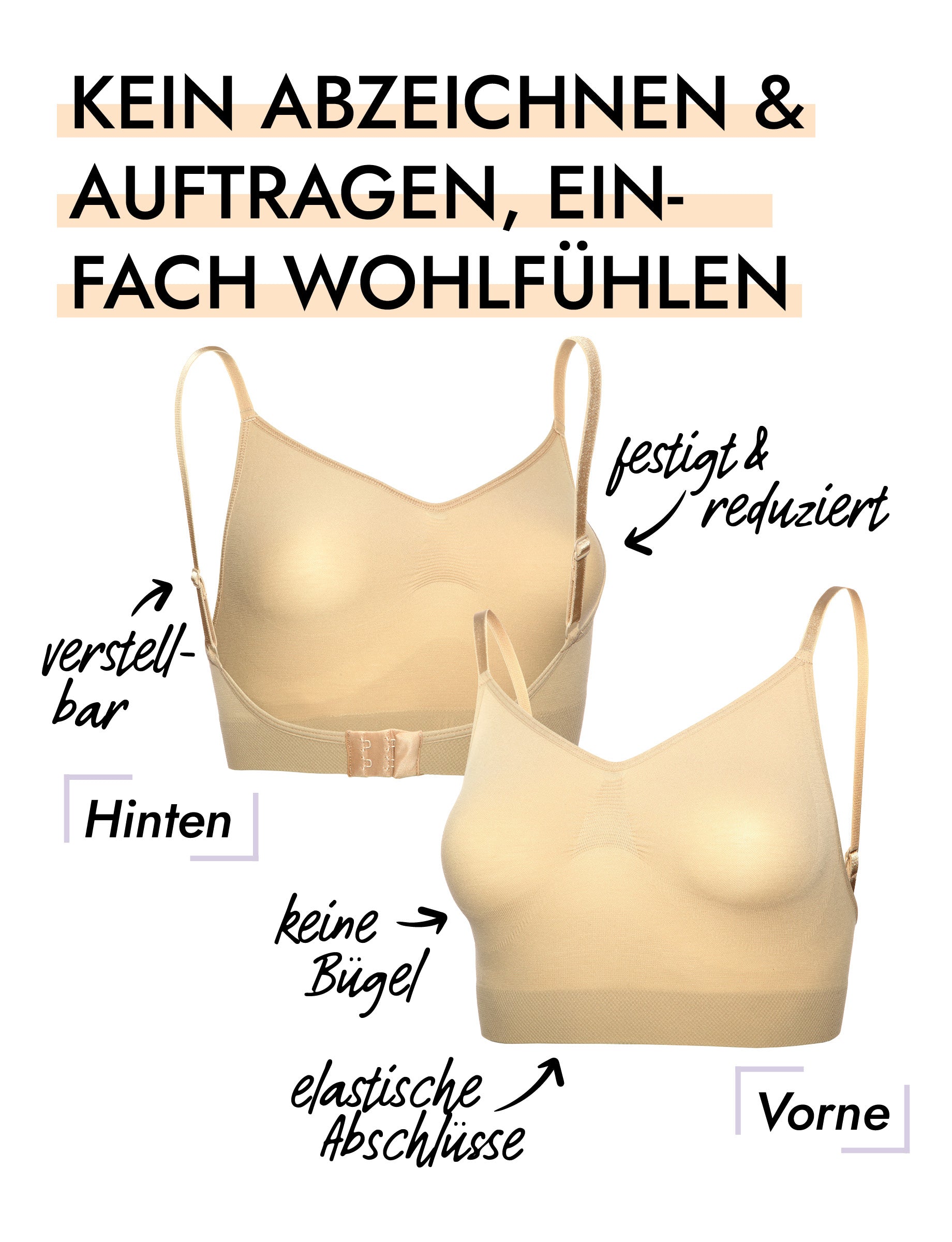 Seamless BH ohne Bügel
