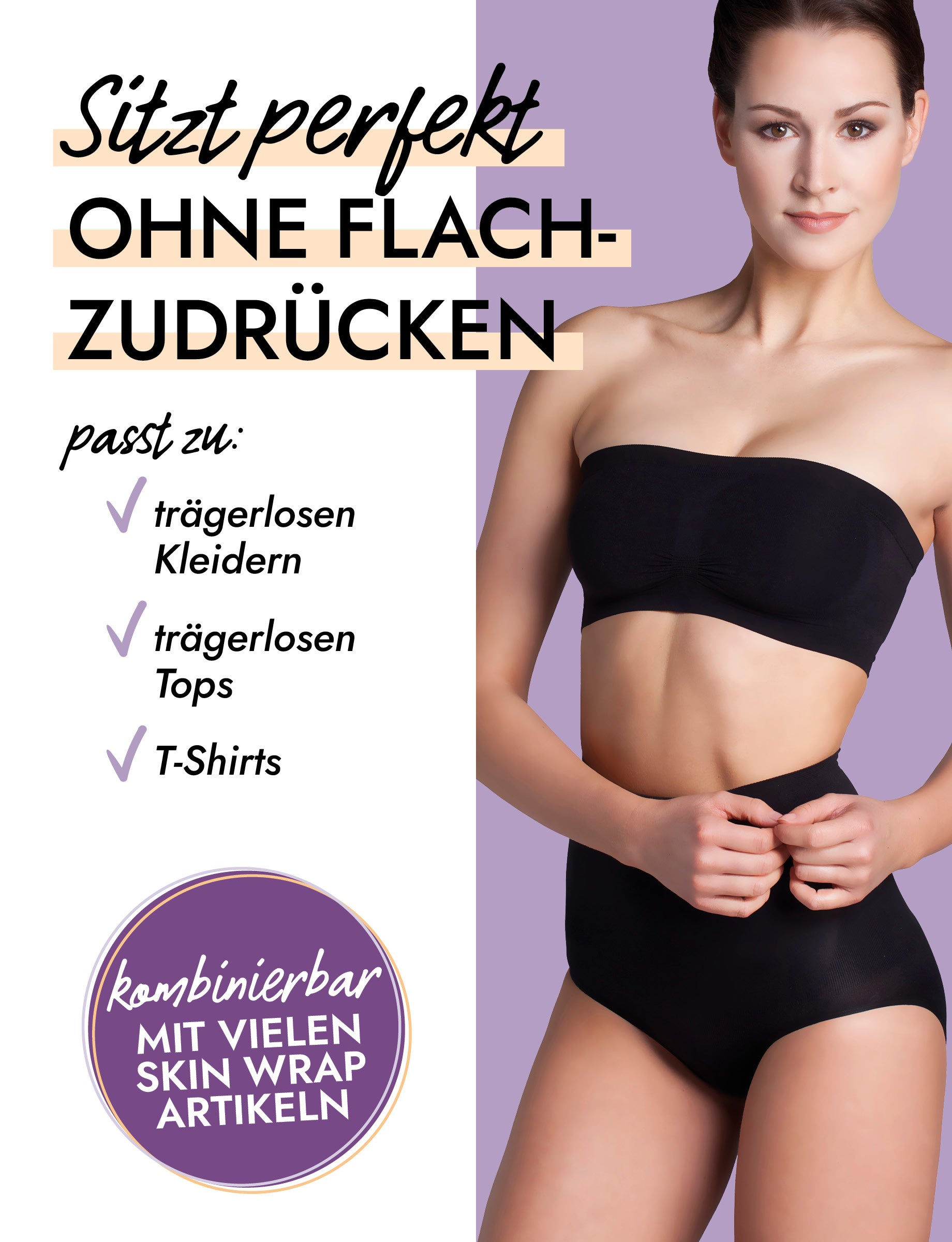 Seamless Bandeau BH doppelt