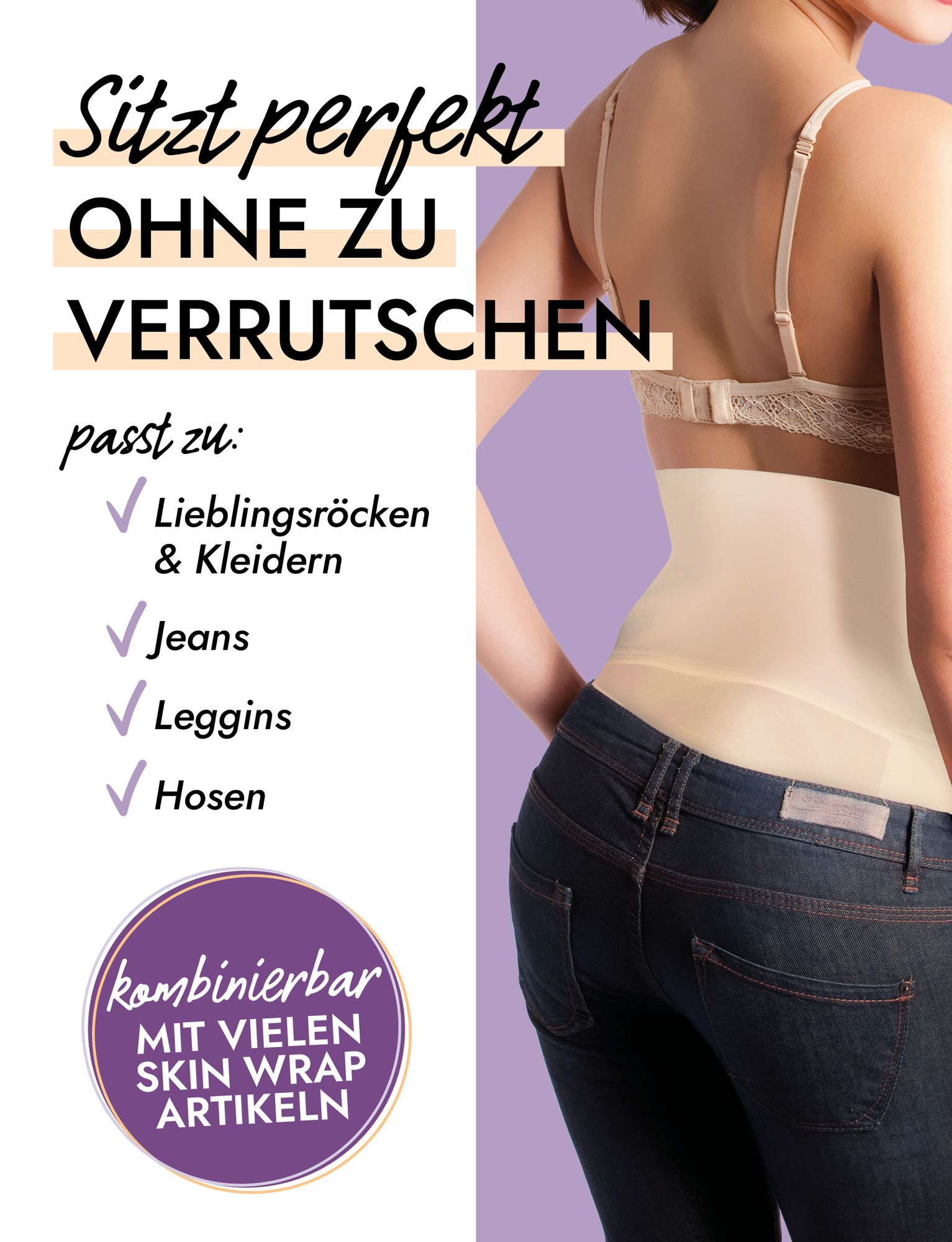 Po Push-up Hose mit Bauchweg Taillenformer