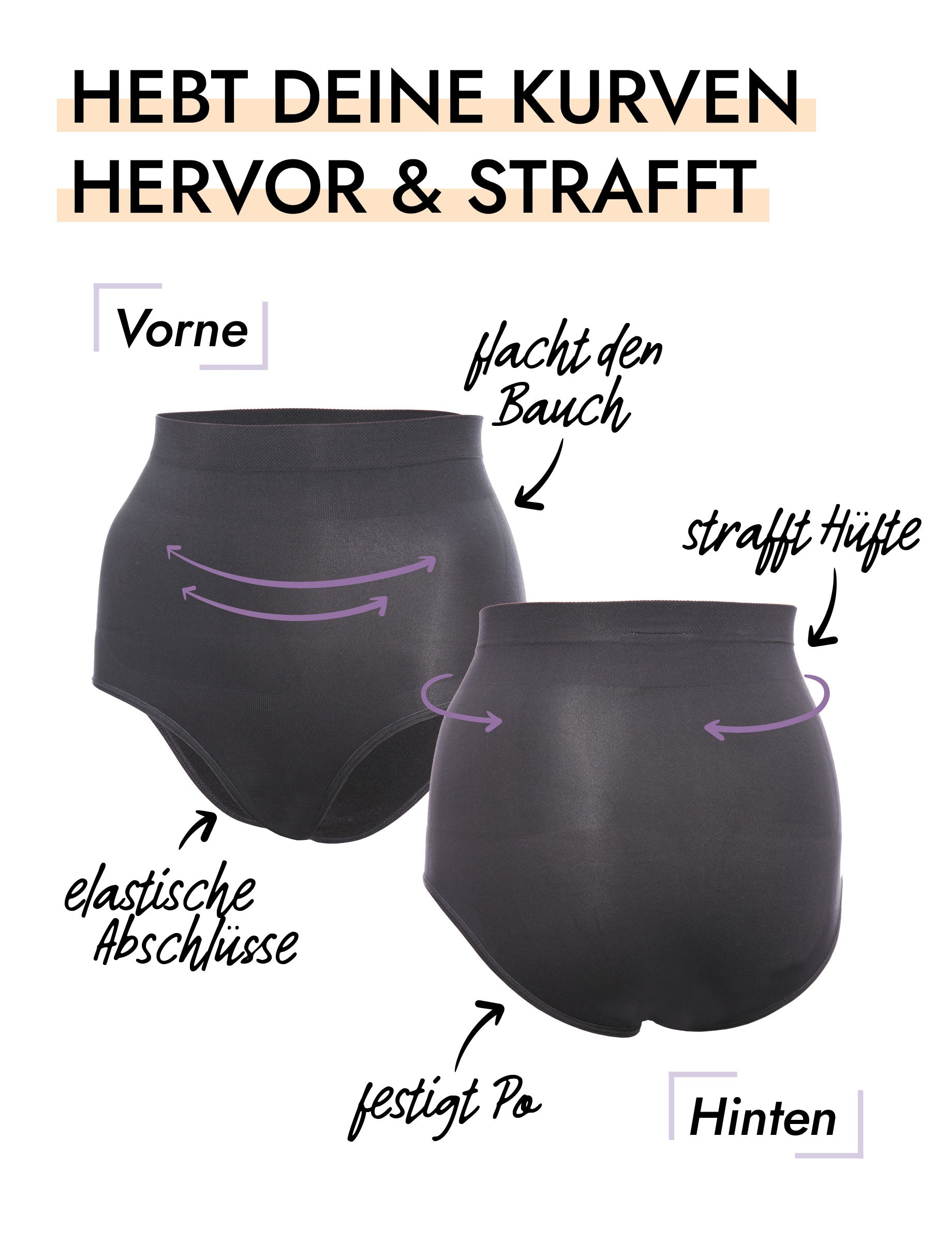 Seamless Shapewear Hüftslip