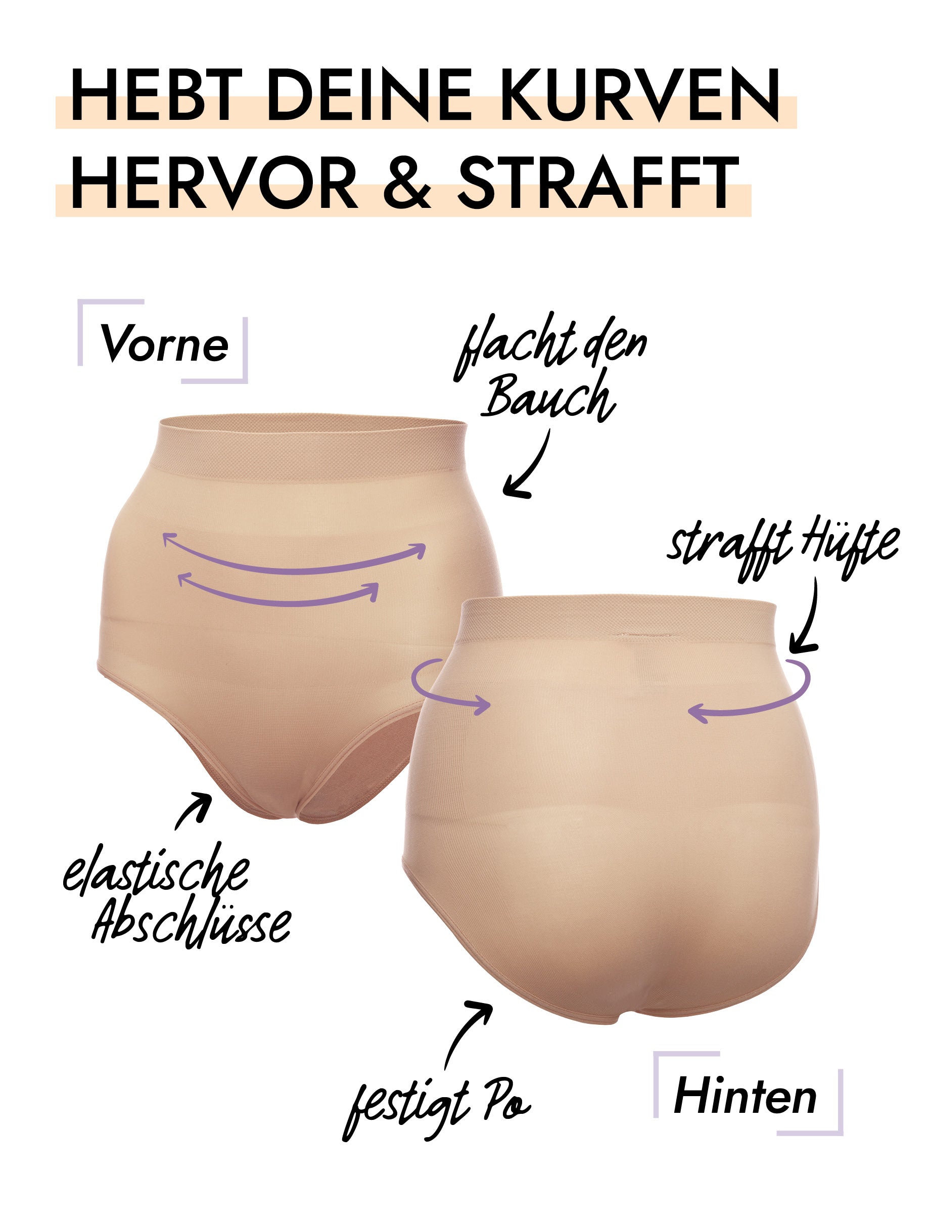 Seamless Shapewear Hüftslip