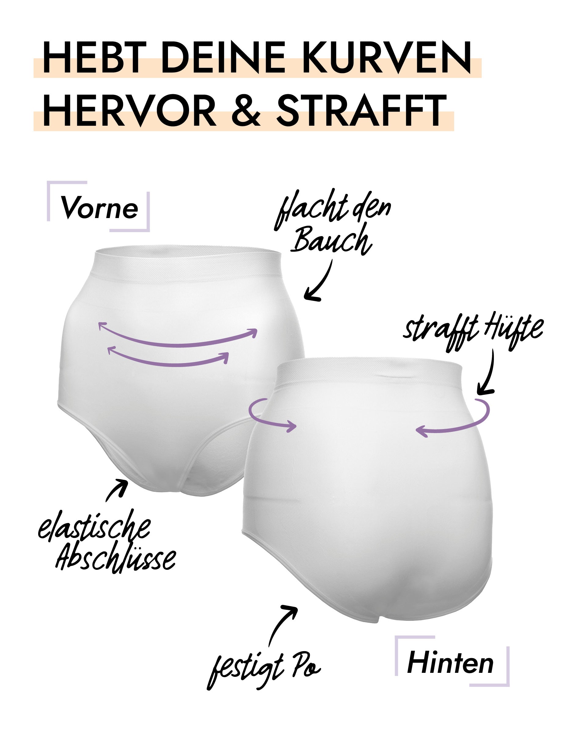 Seamless Shapewear Hüftslip