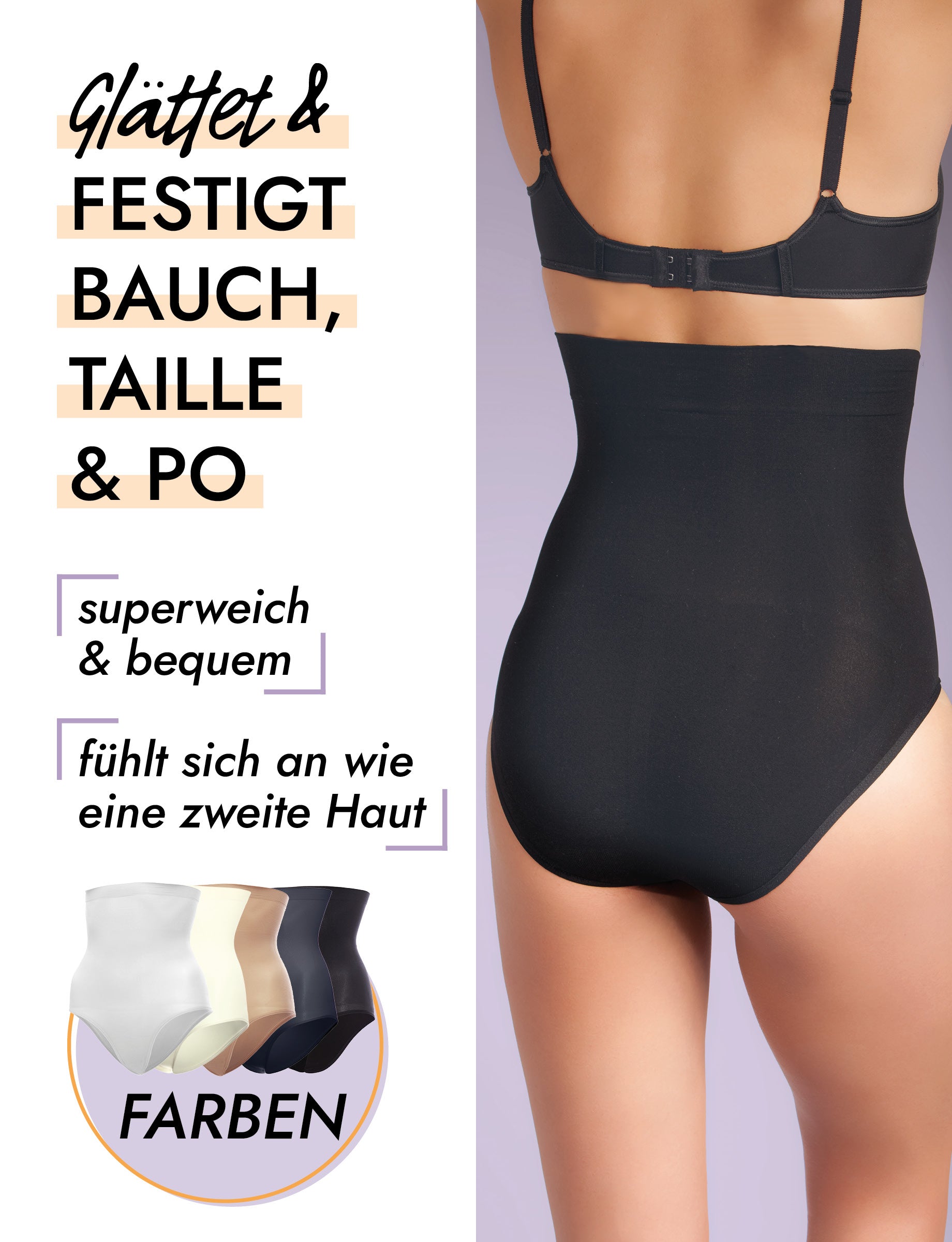 Hoher Seamless Shapewear Slip