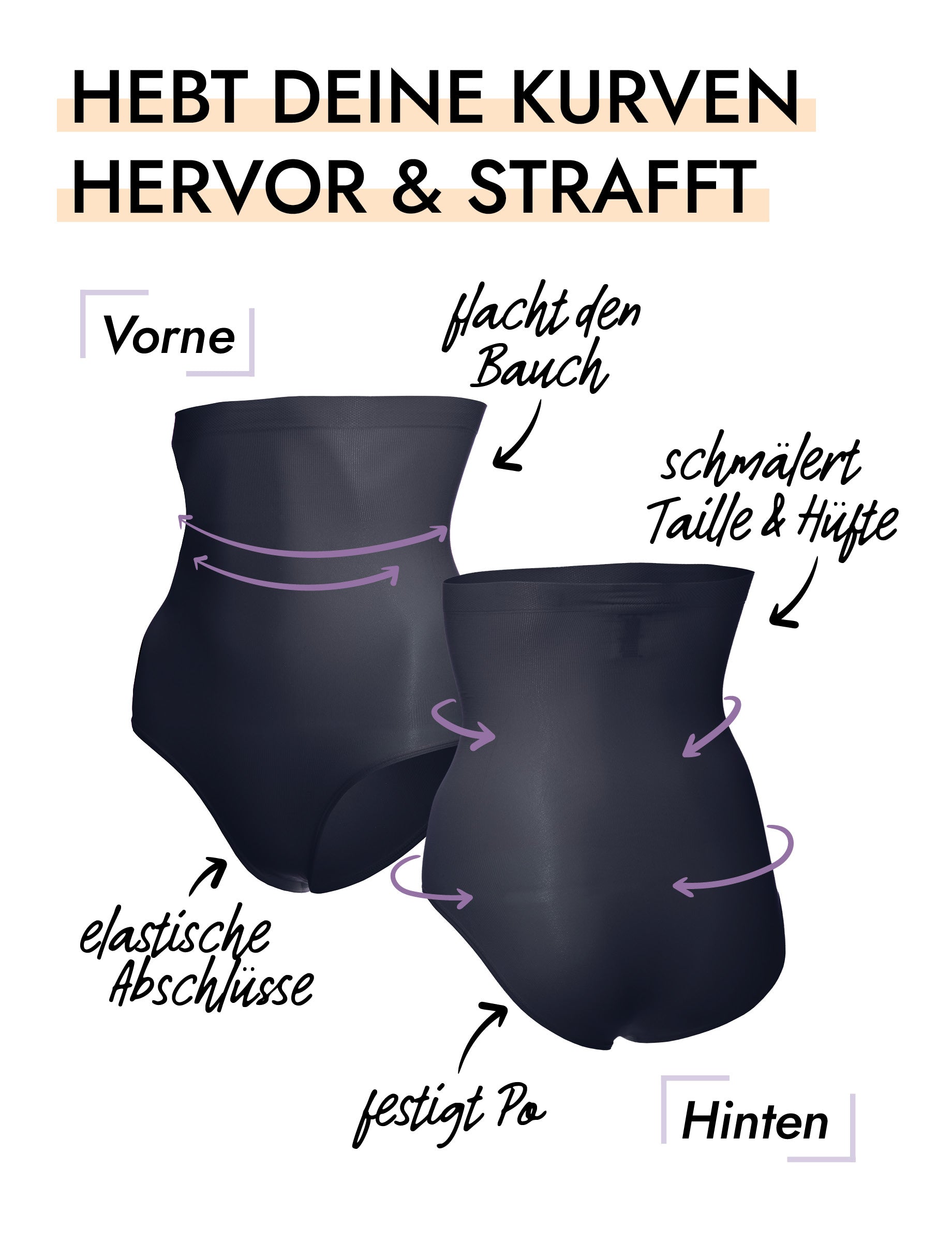 Hoher Seamless Shapewear Slip