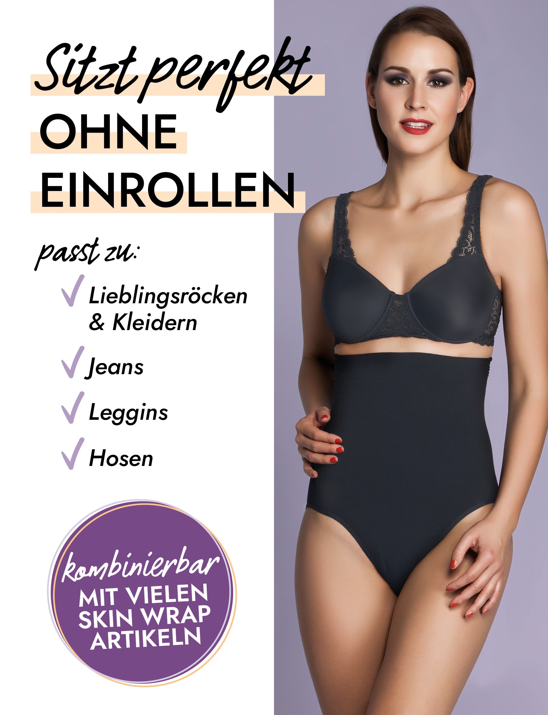 Hoher Seamless Shapewear Slip