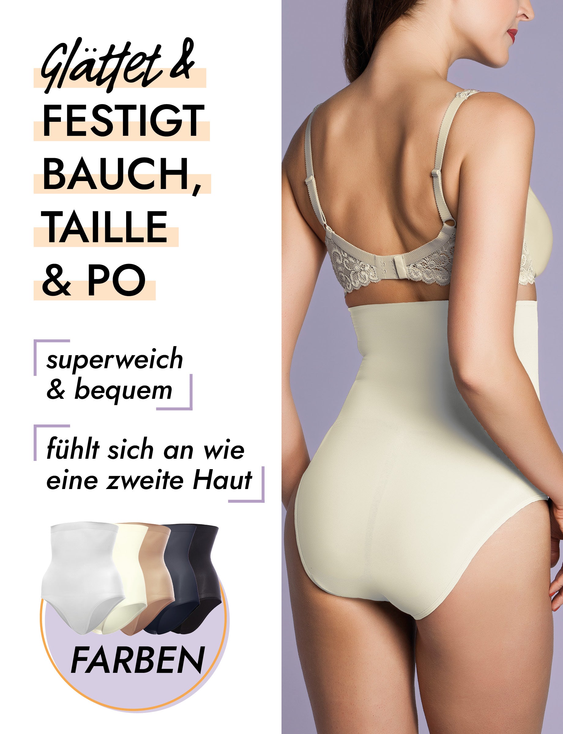 Hoher Seamless Shapewear Slip