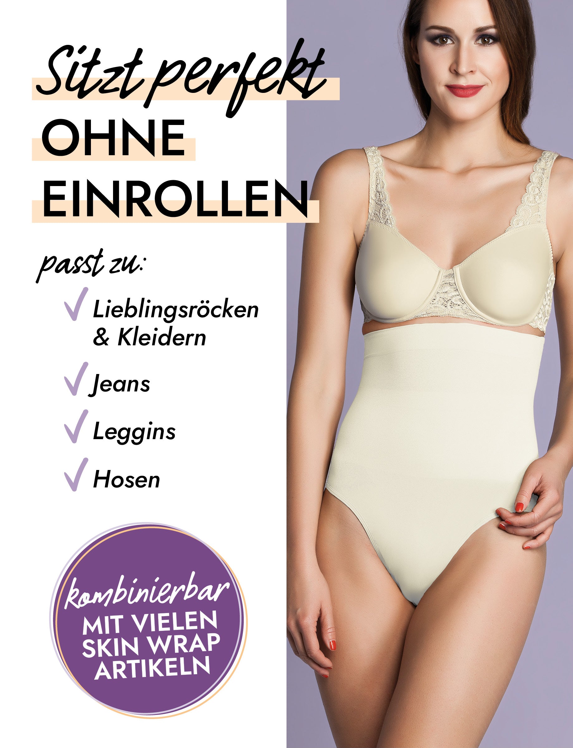 Hoher Seamless Shapewear Slip