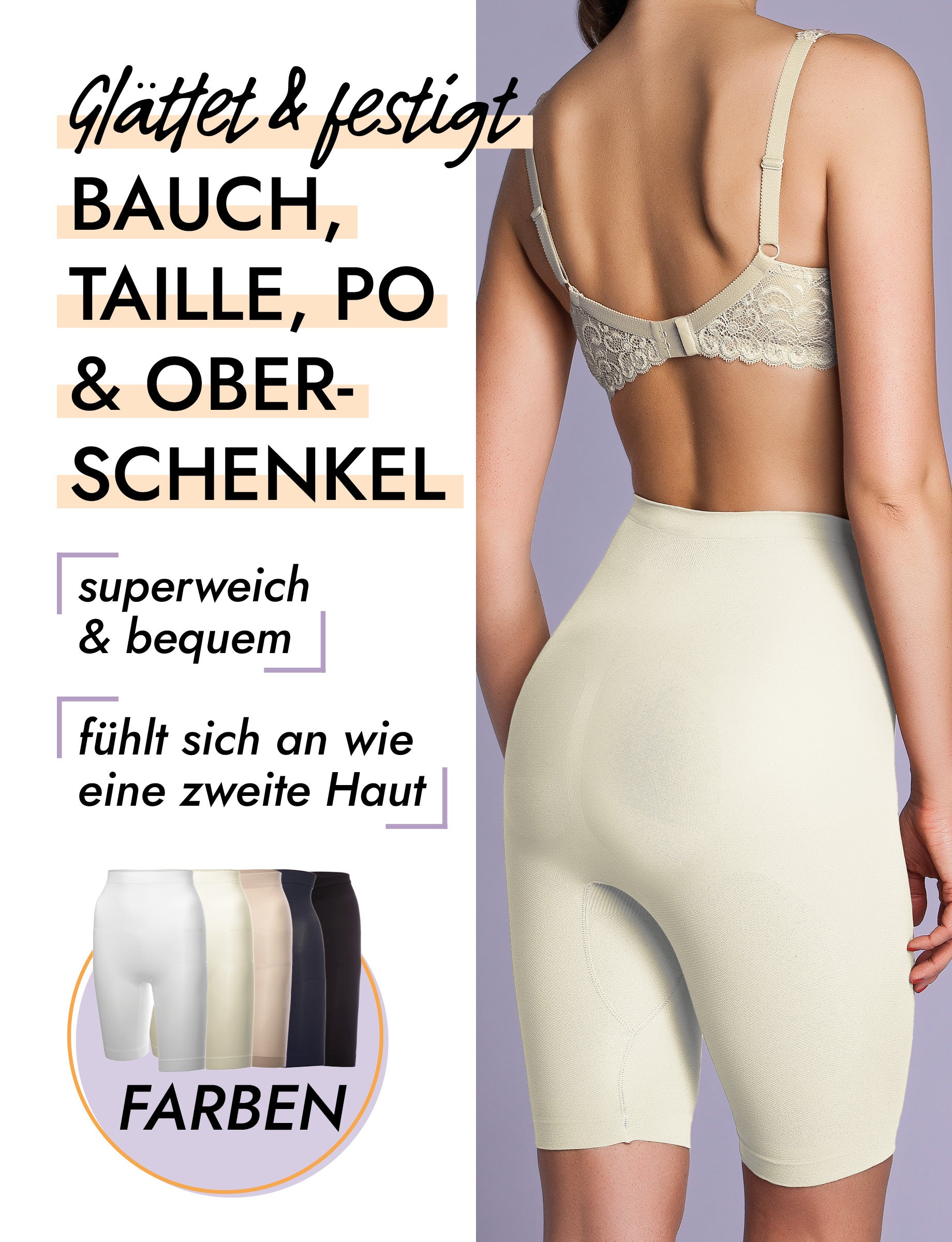 Seamless Hose mit Bein