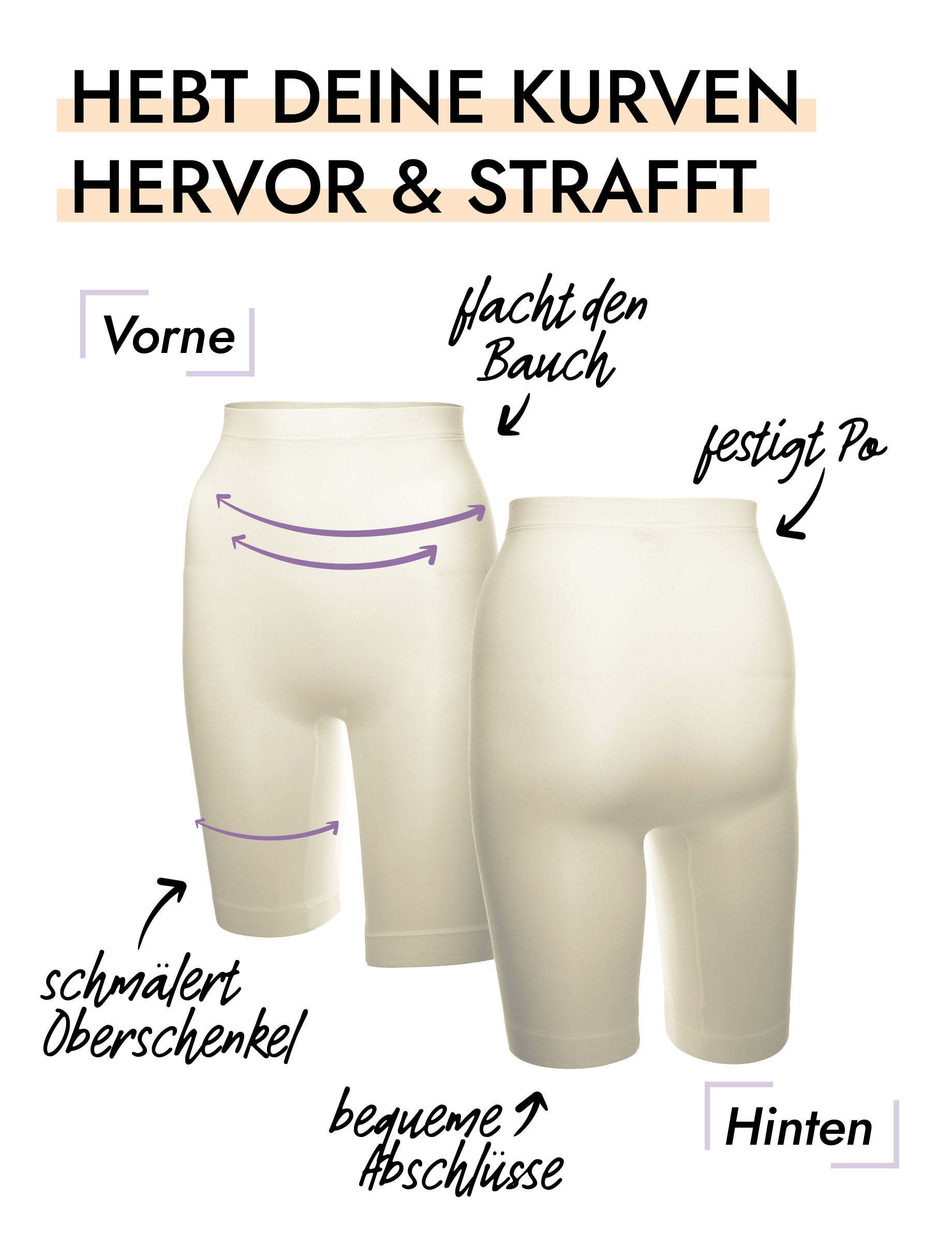 Seamless Hose mit Bein