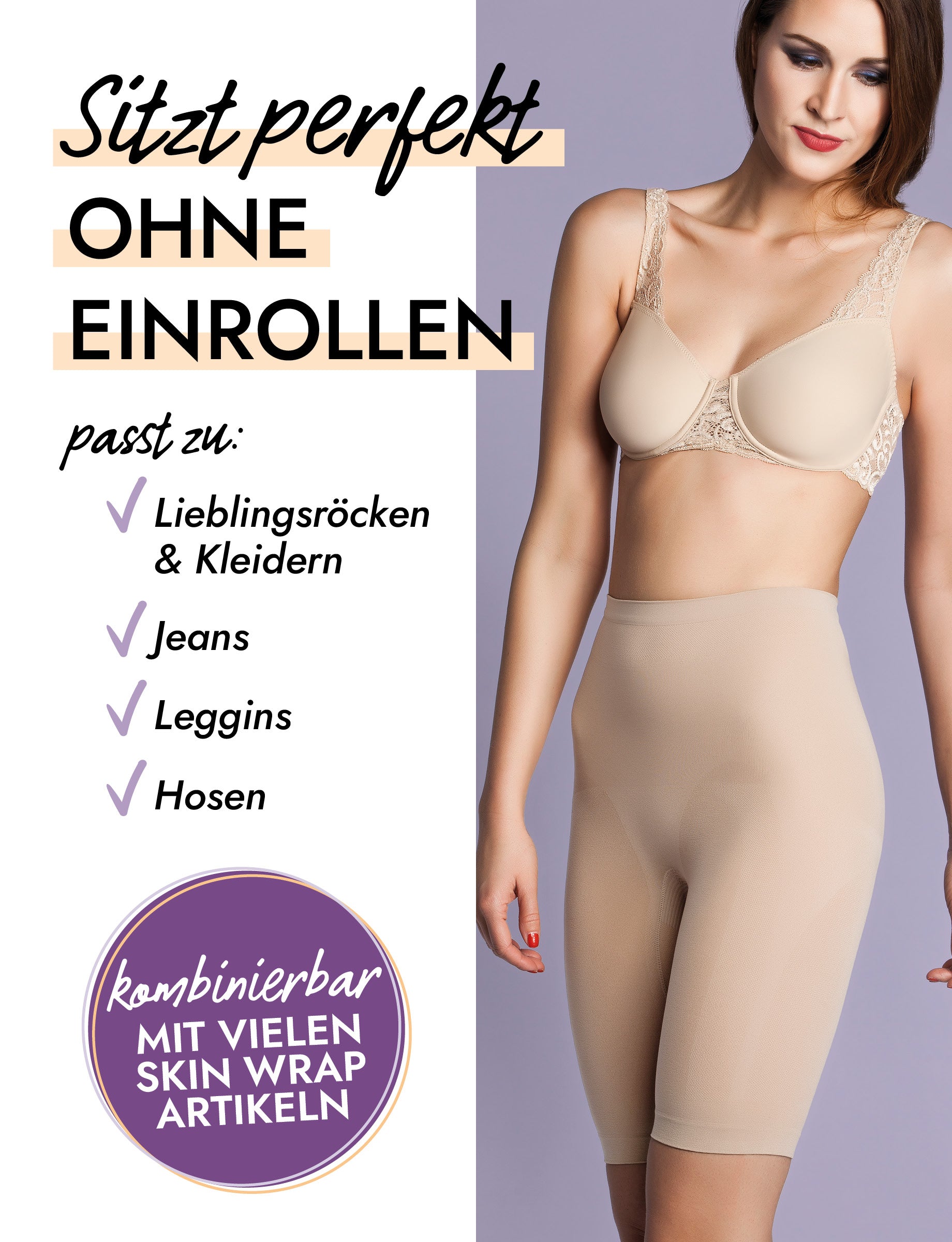 Seamless Hose mit Bein