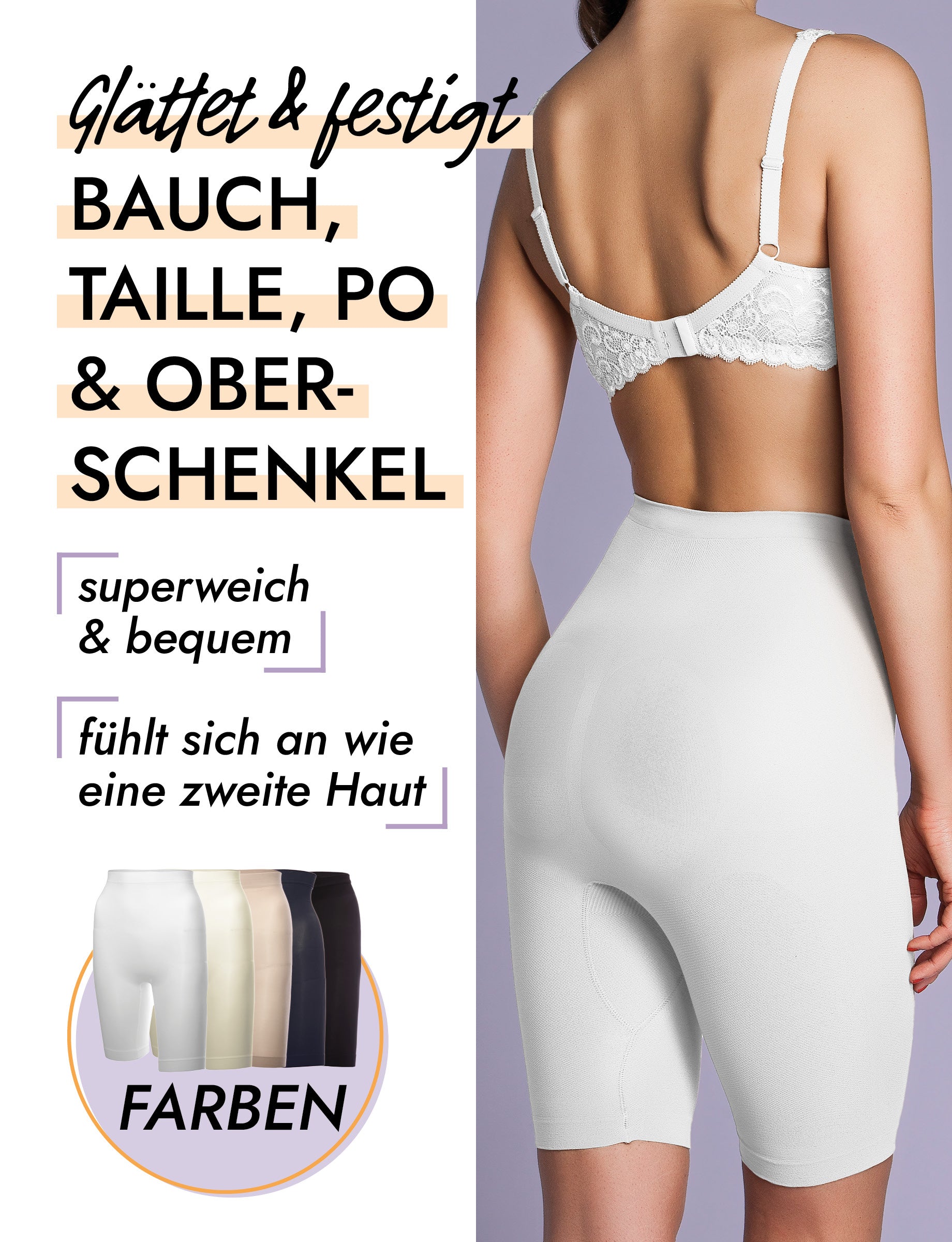 Seamless Hose mit Bein