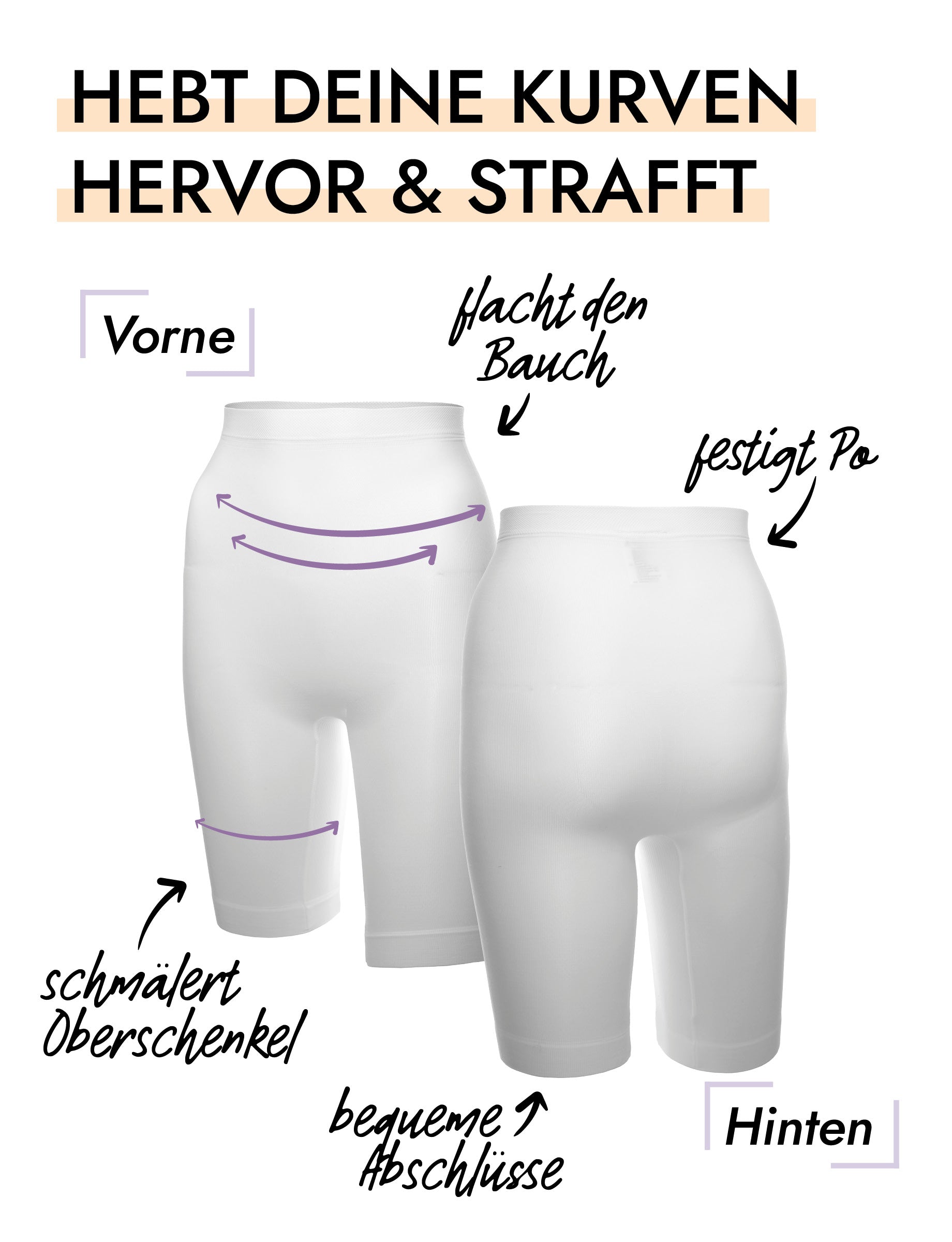 Seamless Hose mit Bein