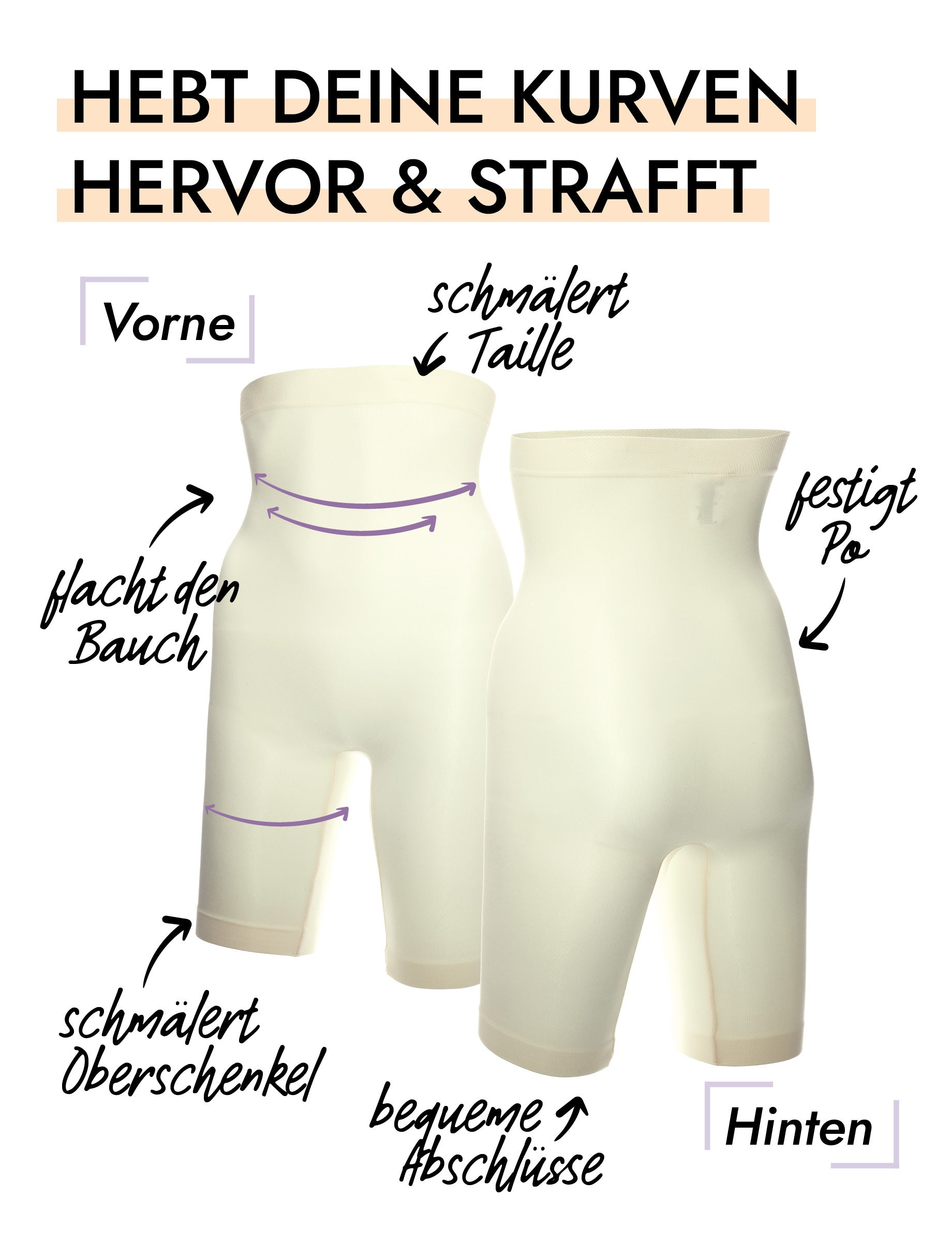 Seamless Hohe Hose mit Bein