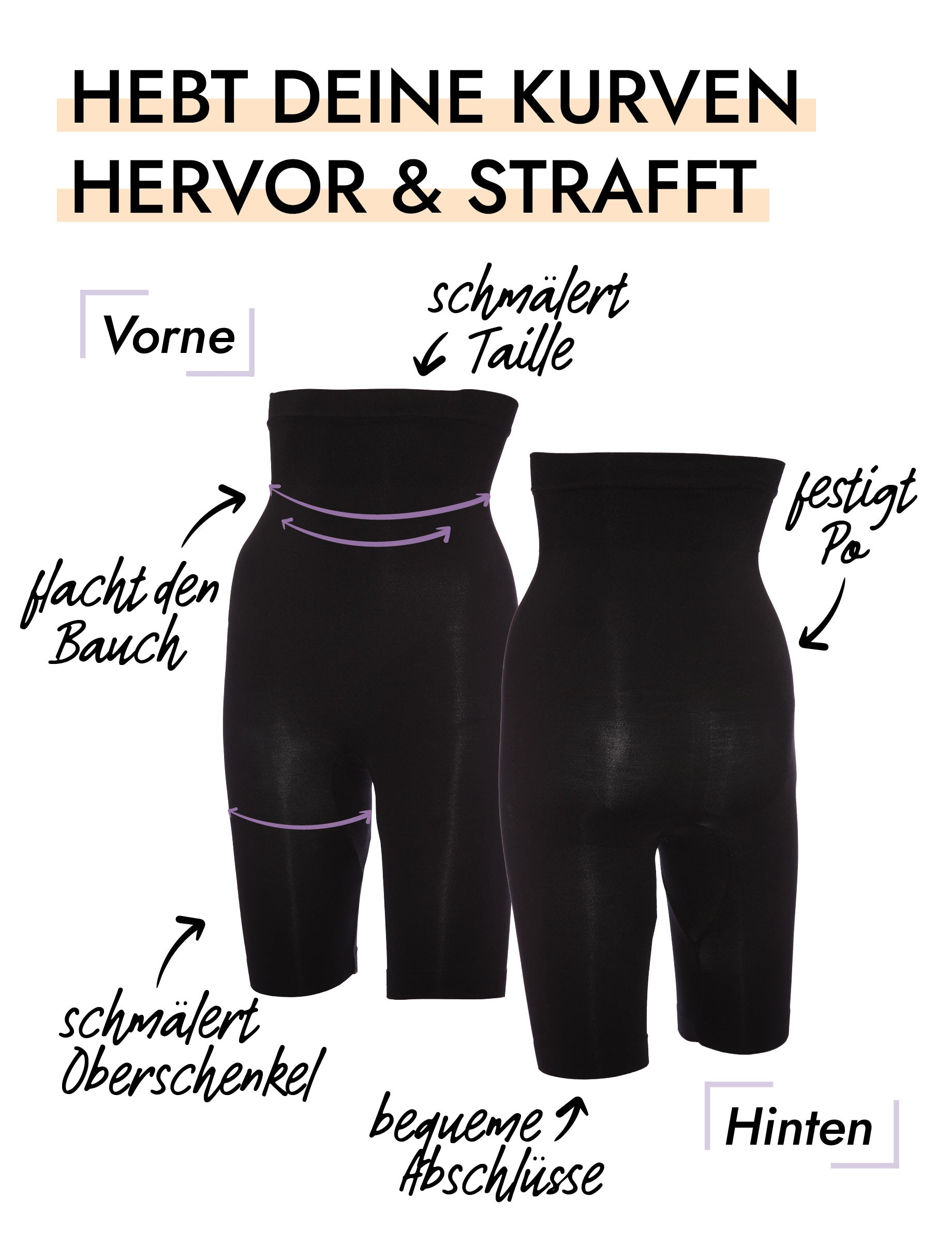 Seamless Hohe Hose mit Bein