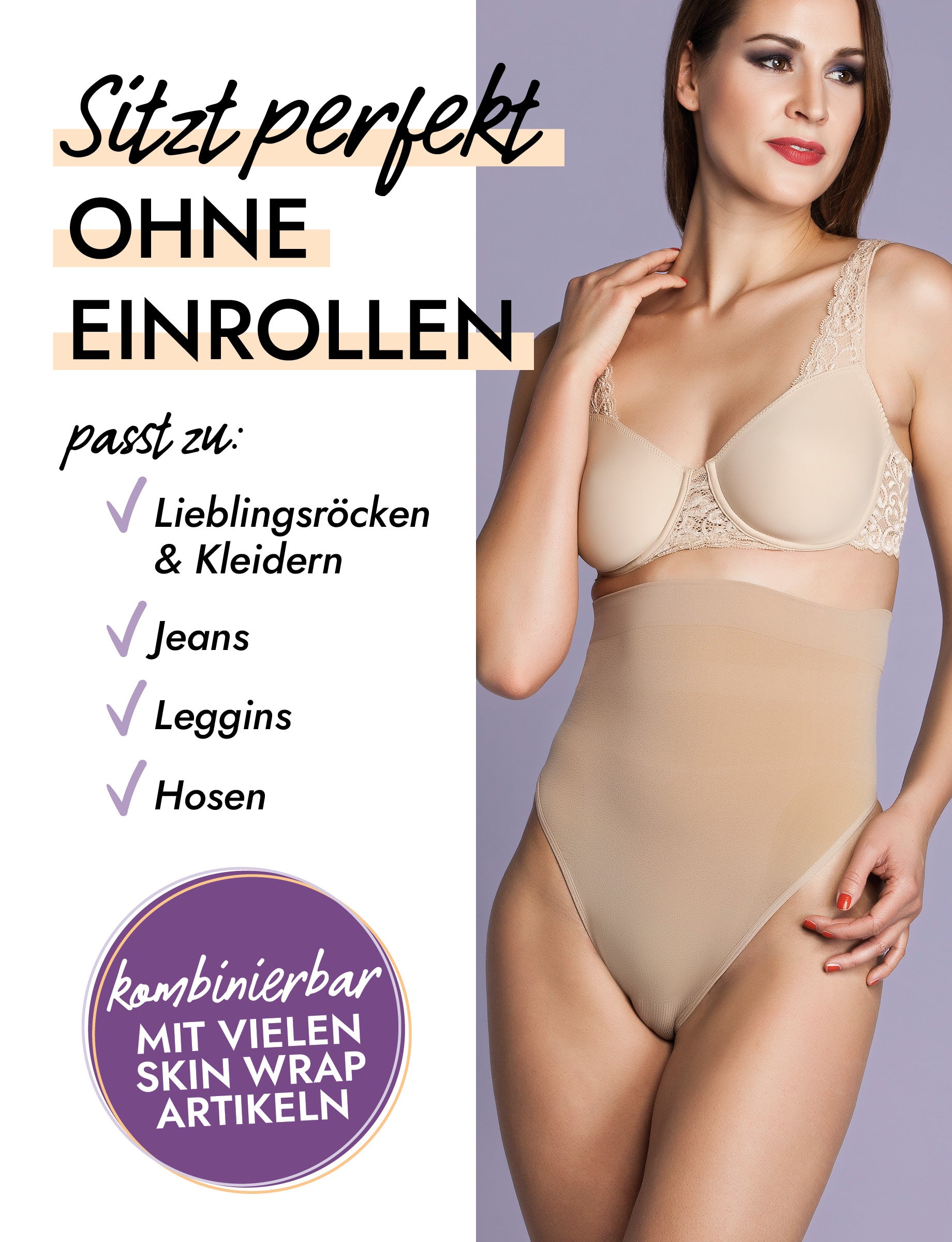 Hoher Seamless Shapewear String