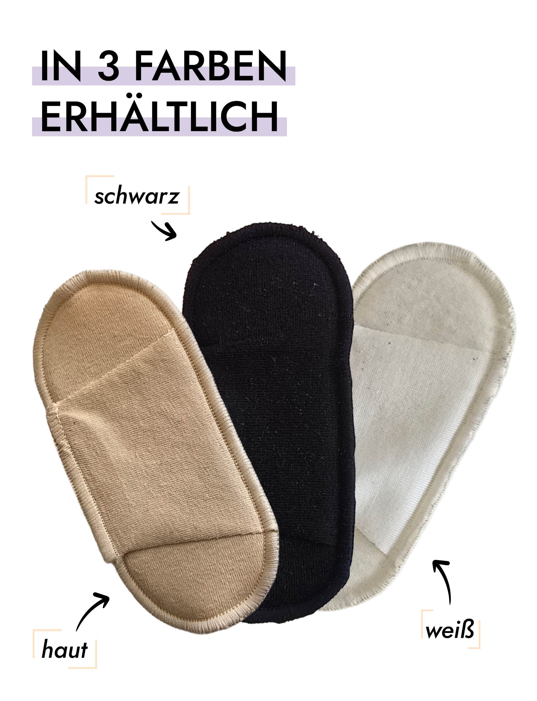 Skin Wrap Organic Cotton Bra Strap Cushions – Bio-Baumwoll-Trägerpolster